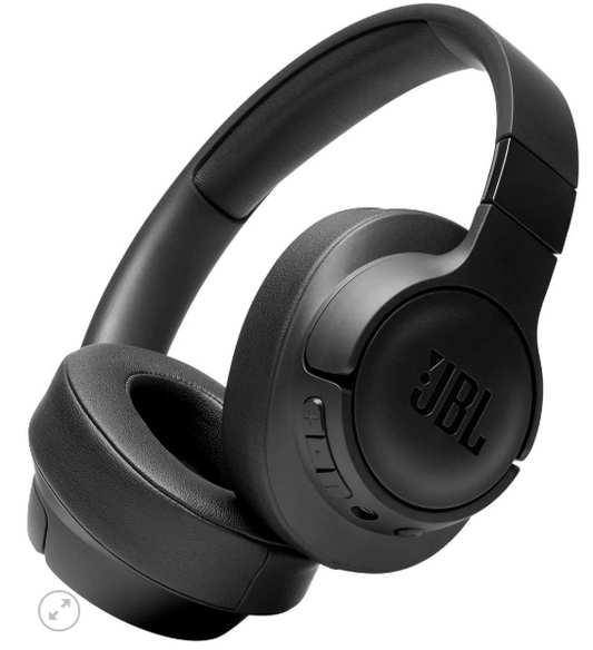 JBL Tune 710BT Bluetooth Wireless Over-Ear Headphones with Microphone – Black (Certified Refurbished)